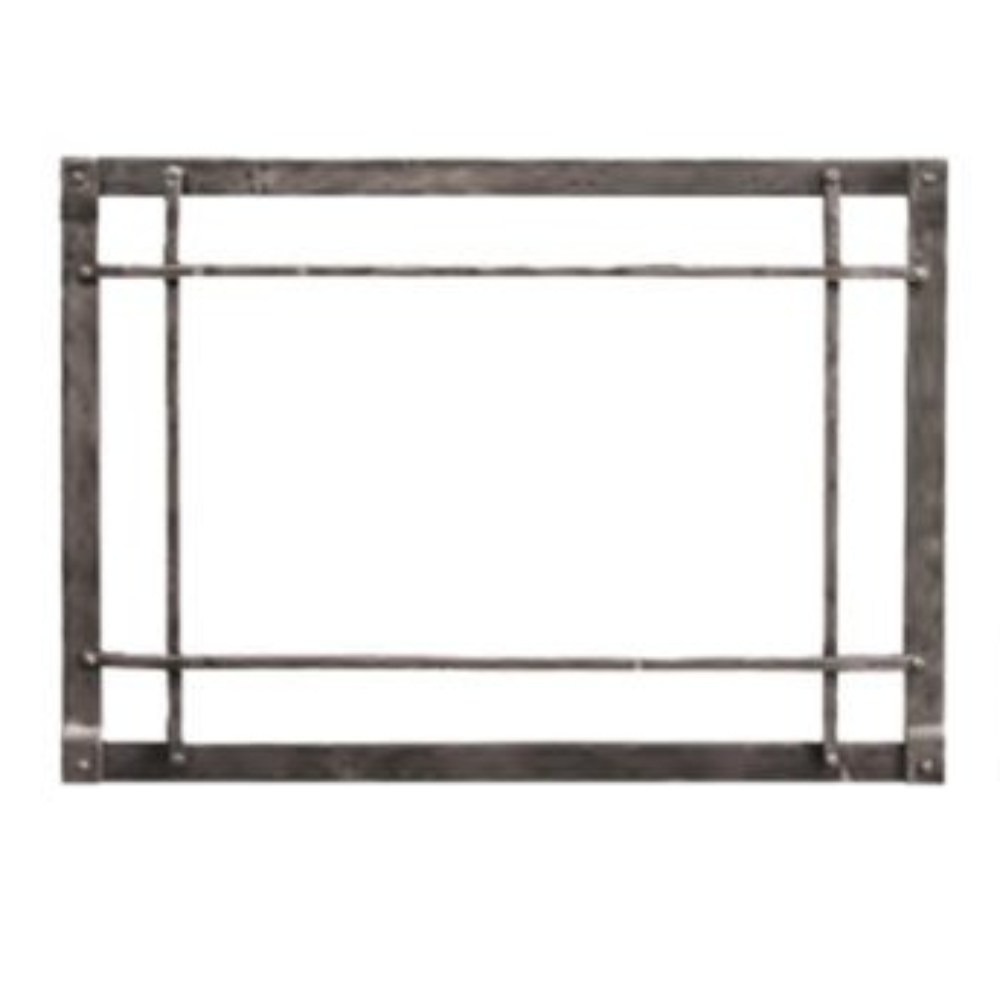 Empire DFF30CPD Distressed Pewter Rectangle Forged Iron Inset