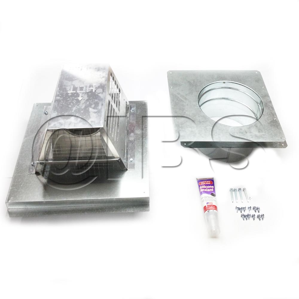 Monessen SLP-FLEX-TRAP Trapezoid termination kit (includes cap and wall thimble)