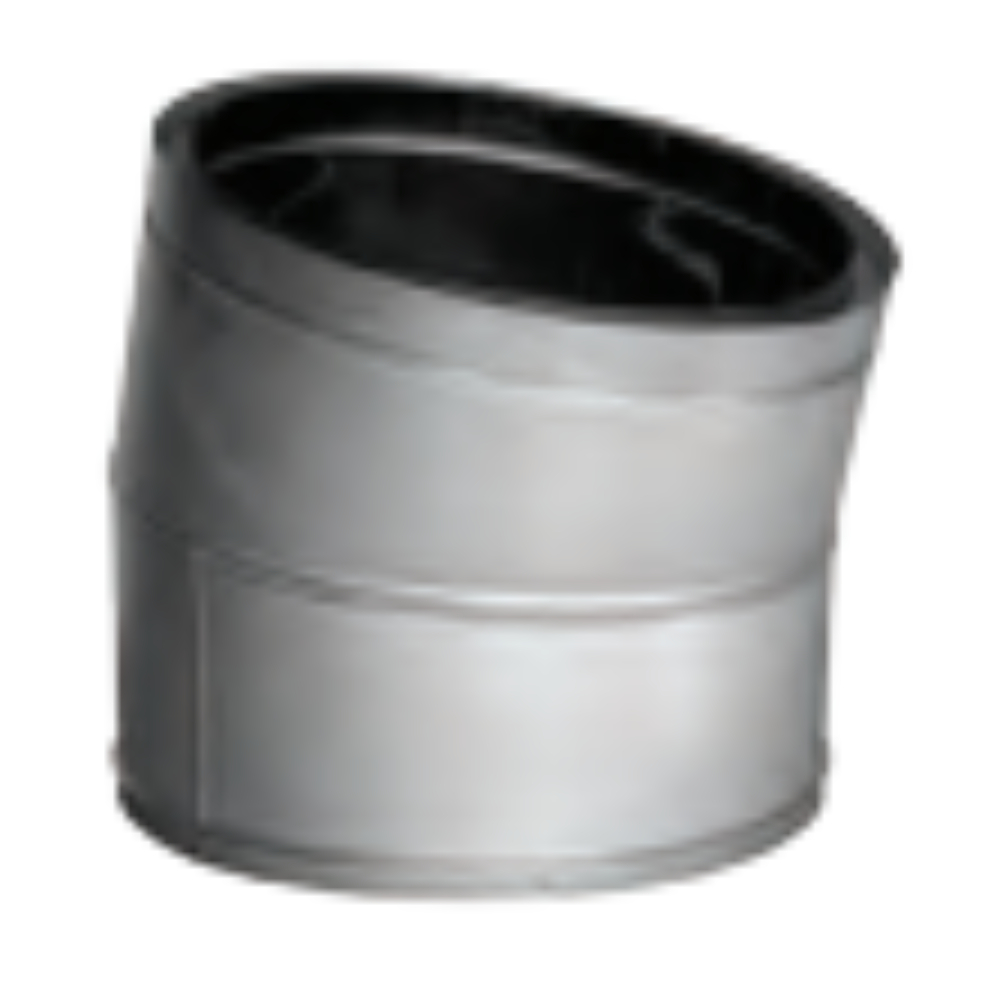 Duravent 16DT-E15SS 15 Deg Elbow - SS