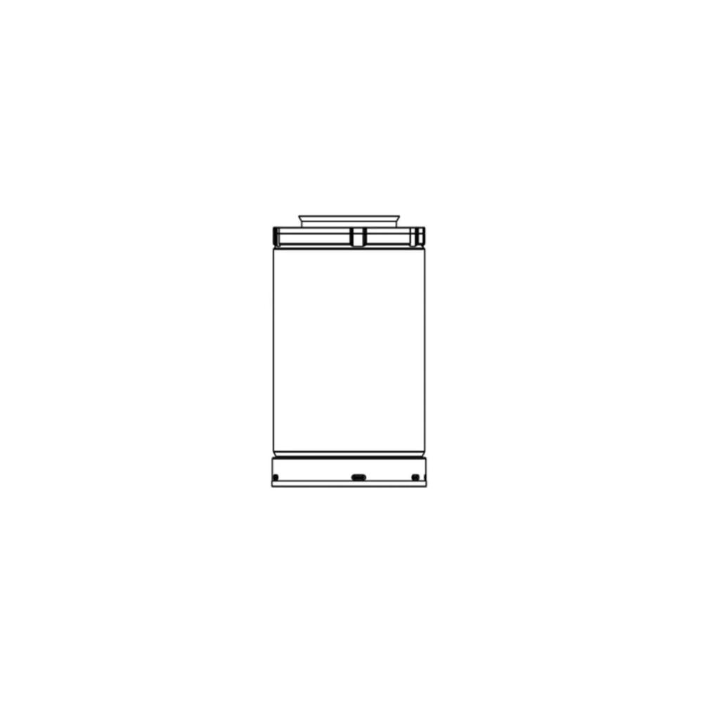 Majestic SLP12-BK 12" (305mm) pipe length-Black