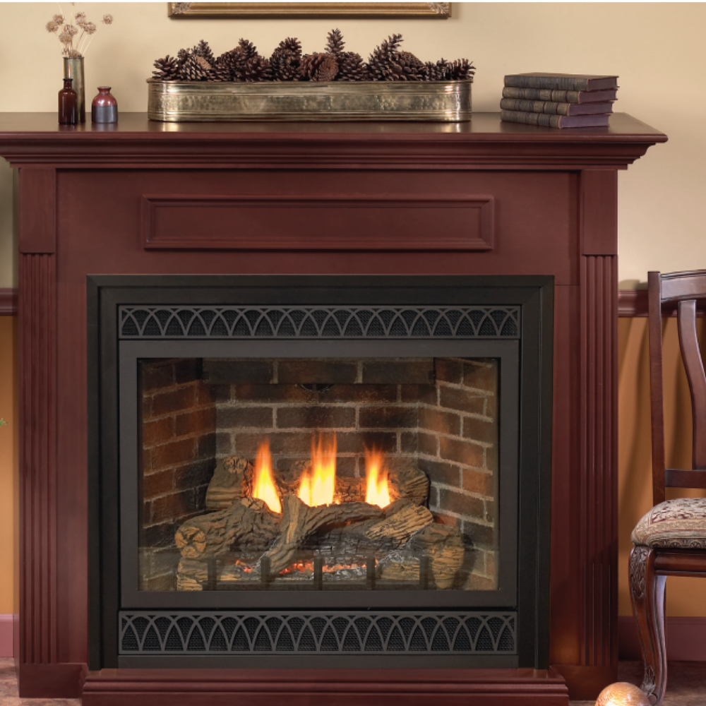Empire DVD32FP30P Tahoe Deluxe 32" DV Propane Fireplace w/Millivolt