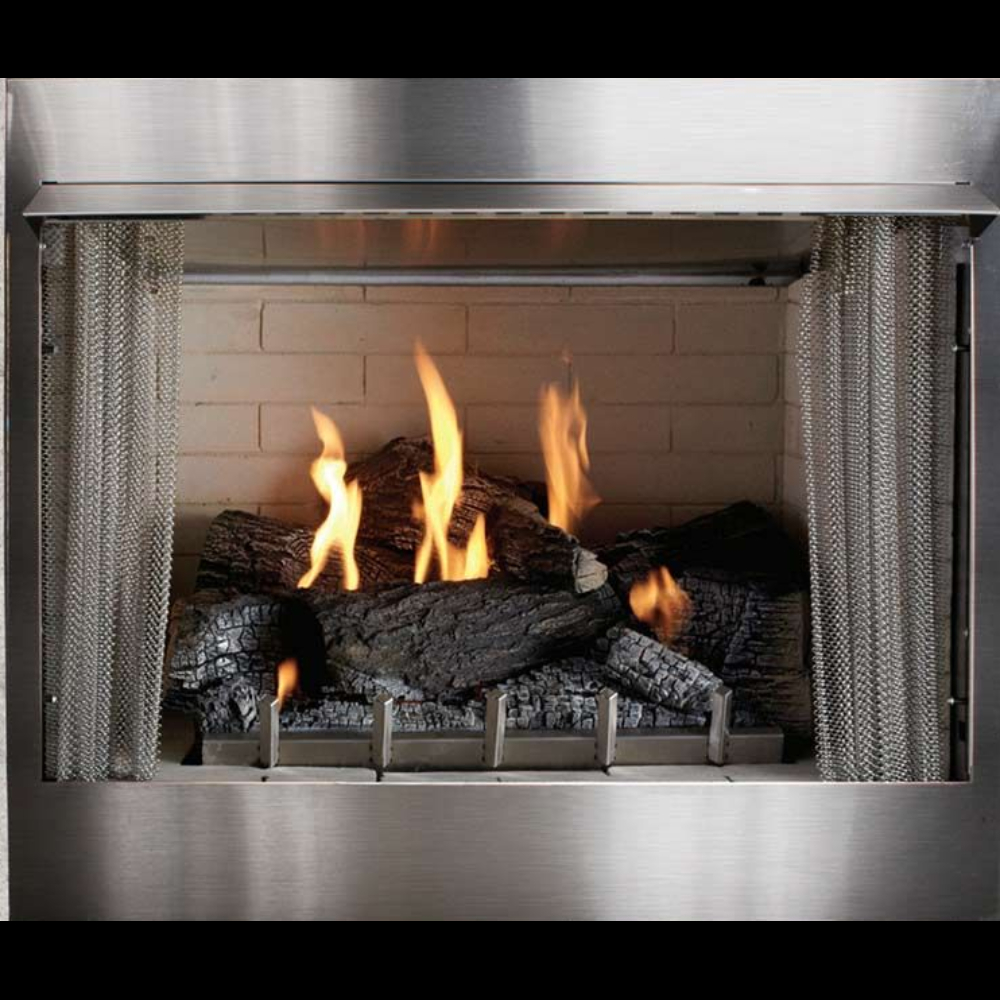 Empire OP36FB2MF Carol Rose Coastal Collection Premium Outdoor 36" Firebox w/Flush Front Refractory Liner