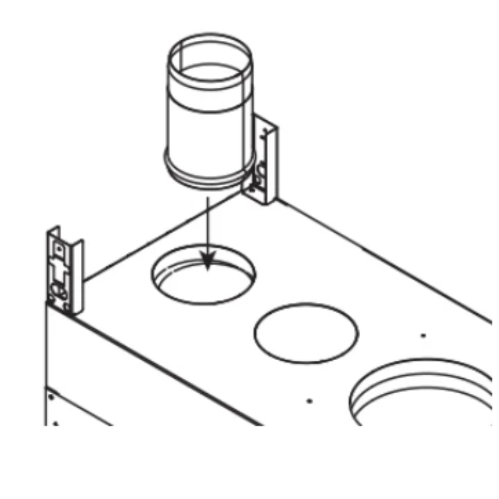 Majestic PH-LINEAR Starting Collars For Non-Ducted Passive Heat (Required When Using Passive