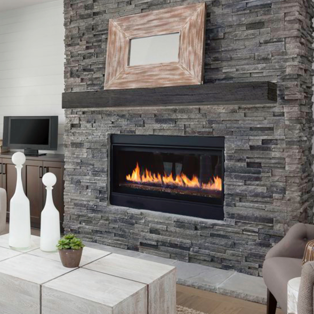 Lexington Hearth Grist-Mill Rustic Beam Mantel