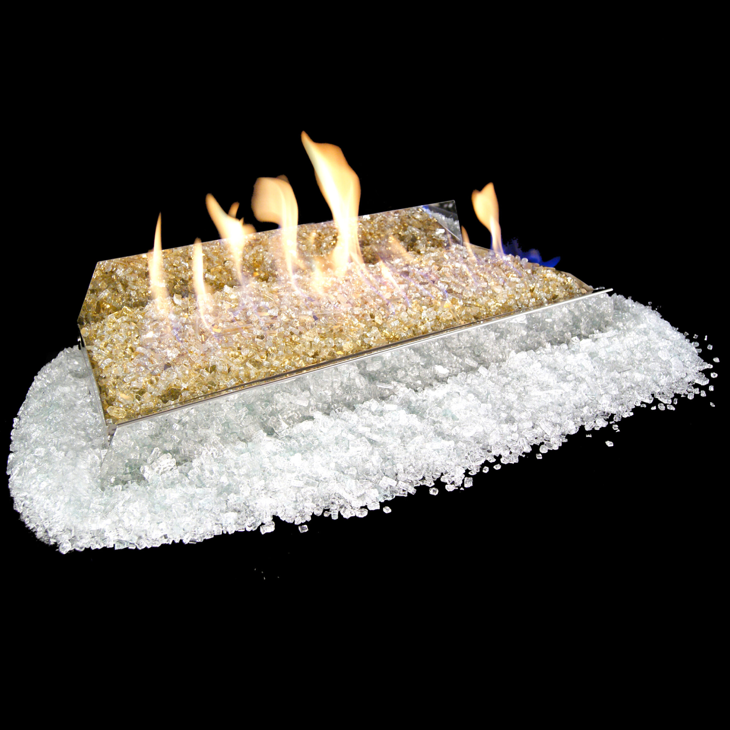 RealFyre G21-GL-24-12 Glass Burner with On/Off Remote