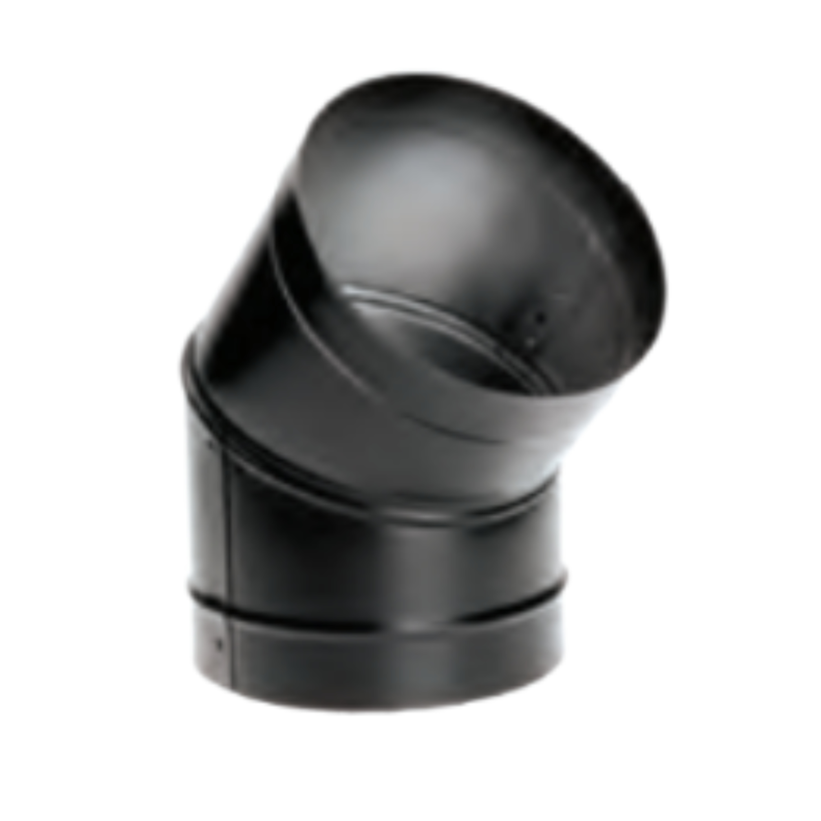Duravent 10DBK-E45 45 Deg Black Elbow