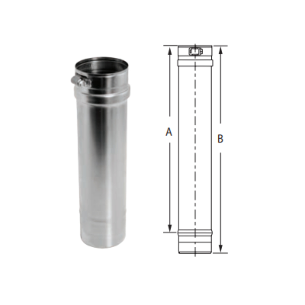 Duravent FSVL1208 12" Vent Length