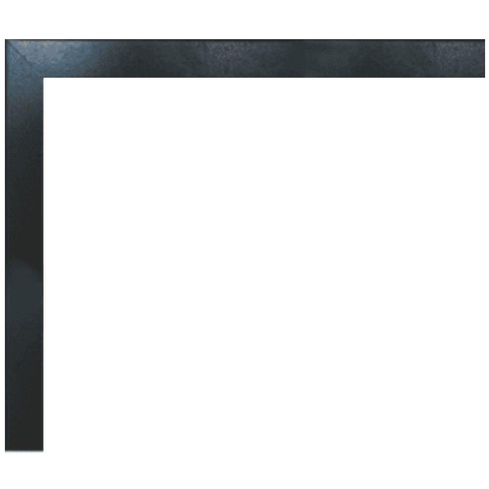 Empire DF482LBLX Textured Black 1.5-in. Beveled Frame