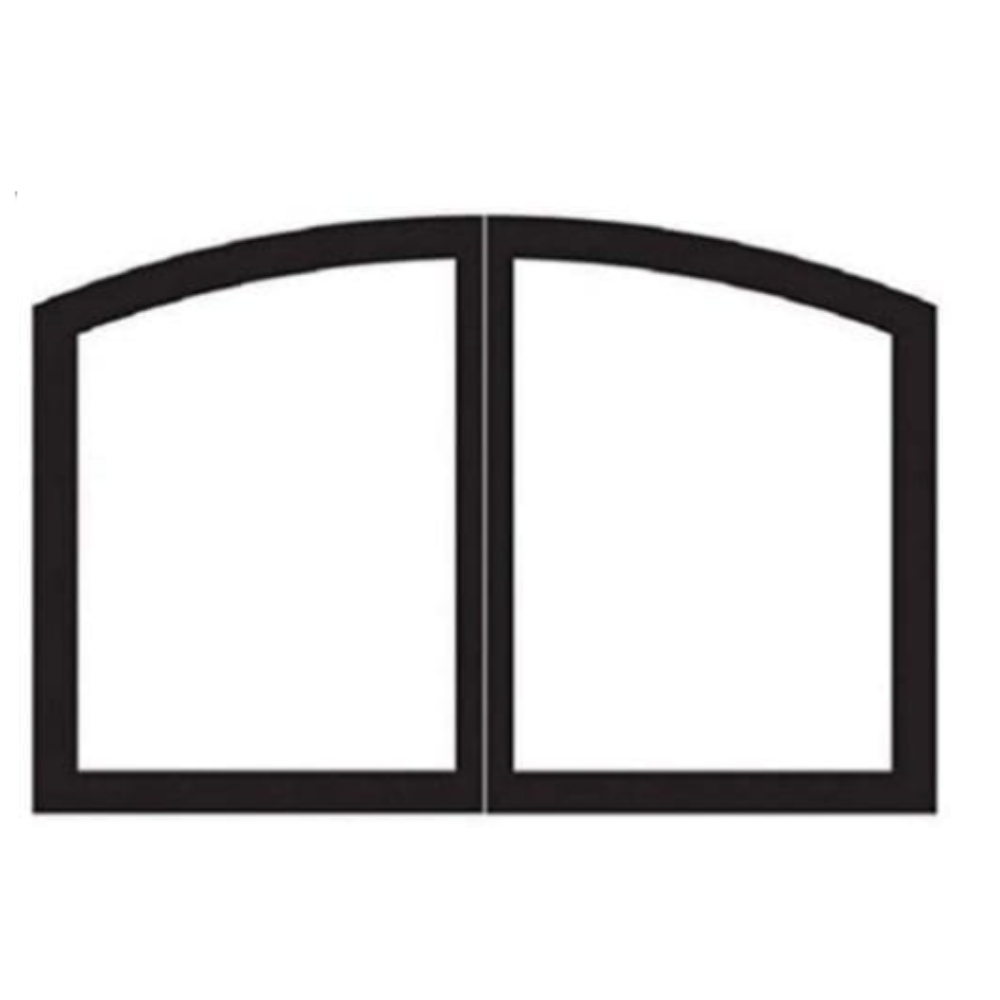 Empire VFR36SCBL Black Door Set Arch
