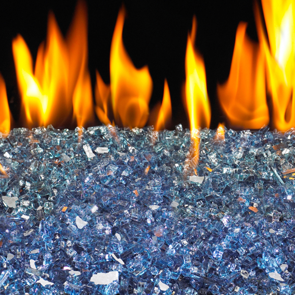 RealFyre GL-40-N Glass-Caribbean Blue