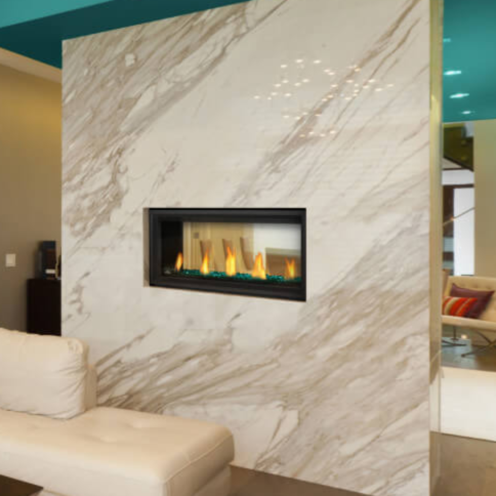 Napoleon LV38N2-1 Vector 38 See Through Direct Vent Natural Gas Fireplace w/Electronic Ignition