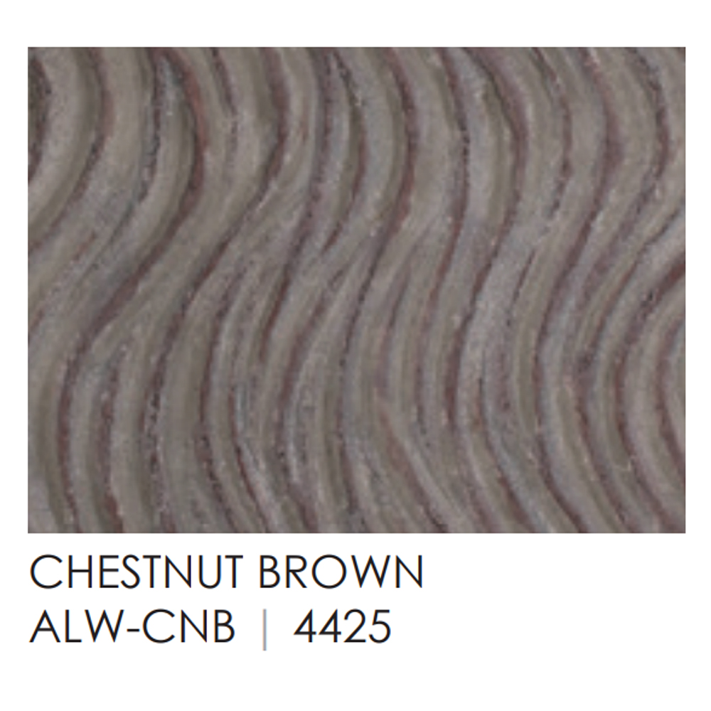 Enhance-a-Fire ALW-CNB 4425 Chestnut Brown Heavy Mortar Wave 36” x 21.5” 5/8” Thick Architectural Fiber Panels 2-Set
