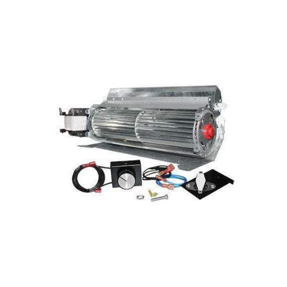 Skytech FK-165-RT GFK-4 Temperature Controlled 165 CFM Fireplace Blower Fan Kit with Speed Control Knob