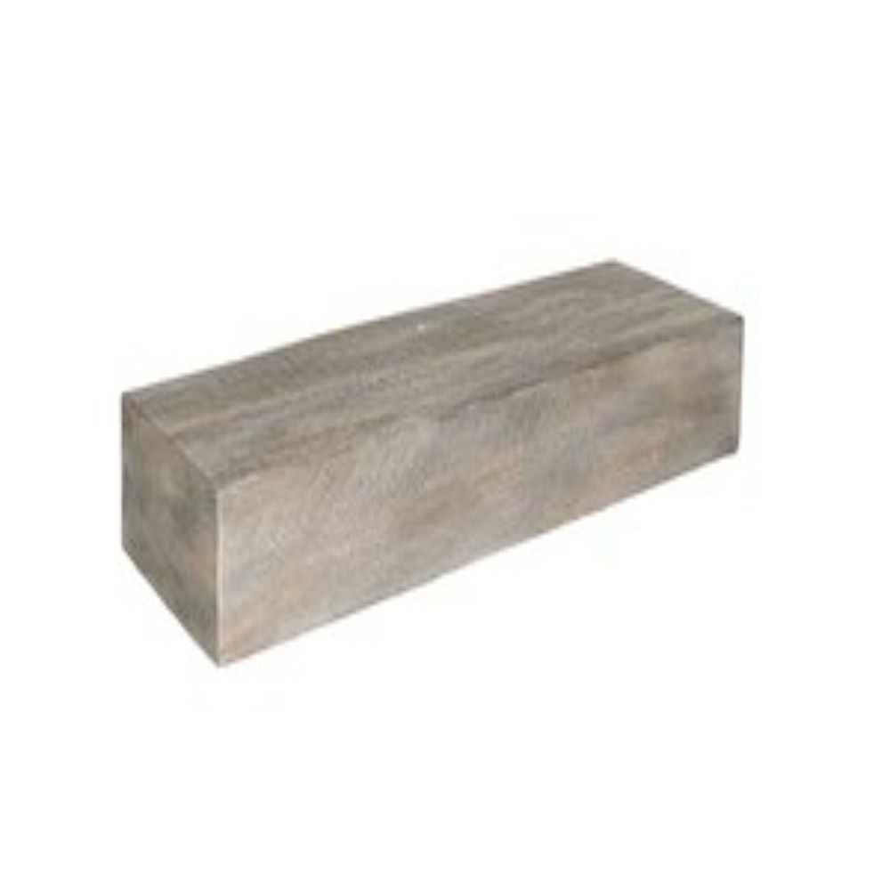 Lexington Hearth 7414 FS-2-LH-WG Flat Sawn Beam Weathered Grey 2’ Extension