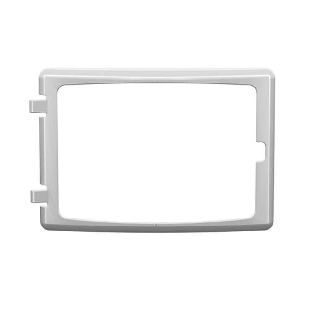 Drolet AC01222 Brushed Nickel Cast Iron Door Overlay