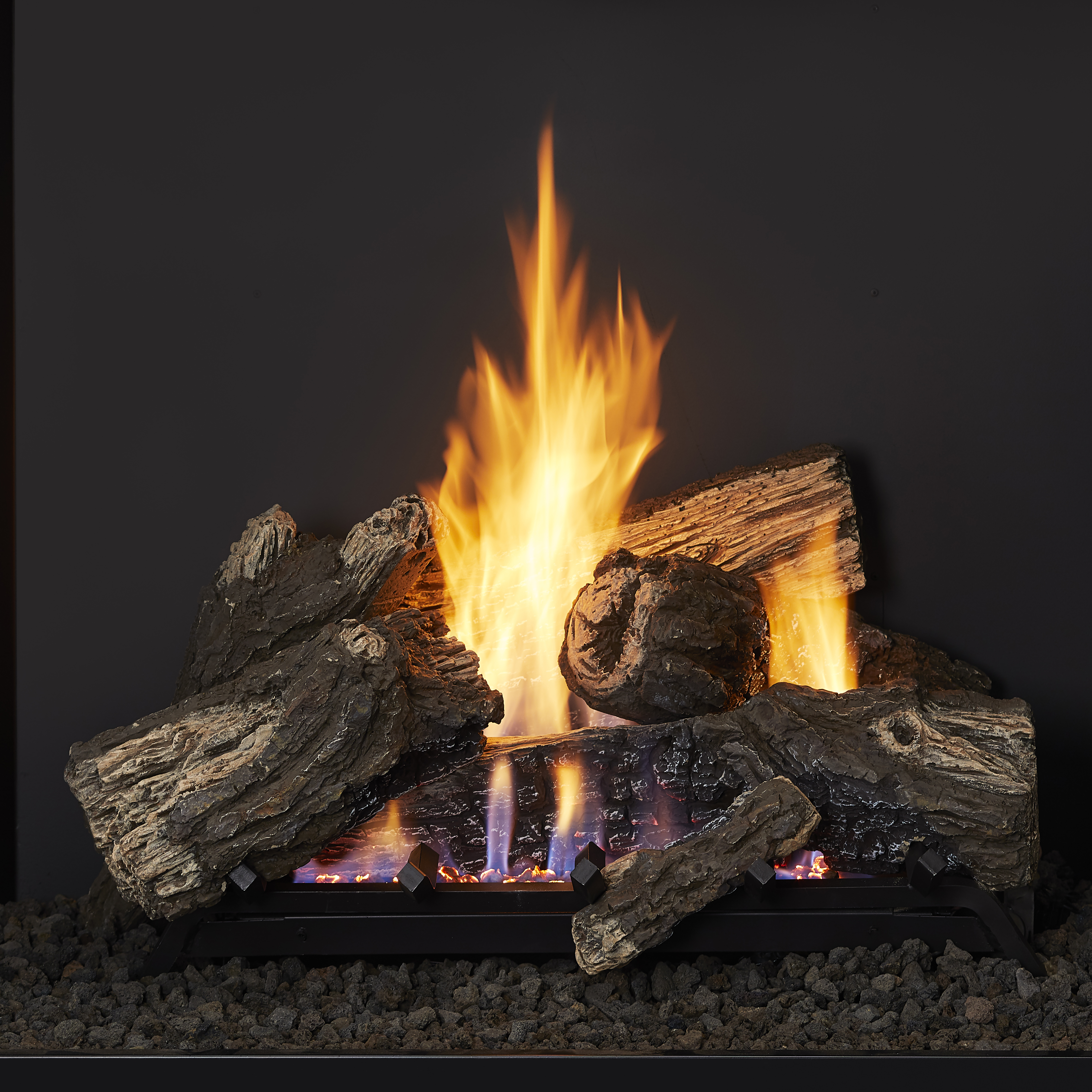 Monessen MOJO27-R 27" 8 piece Mojo Burncrete refractory log set