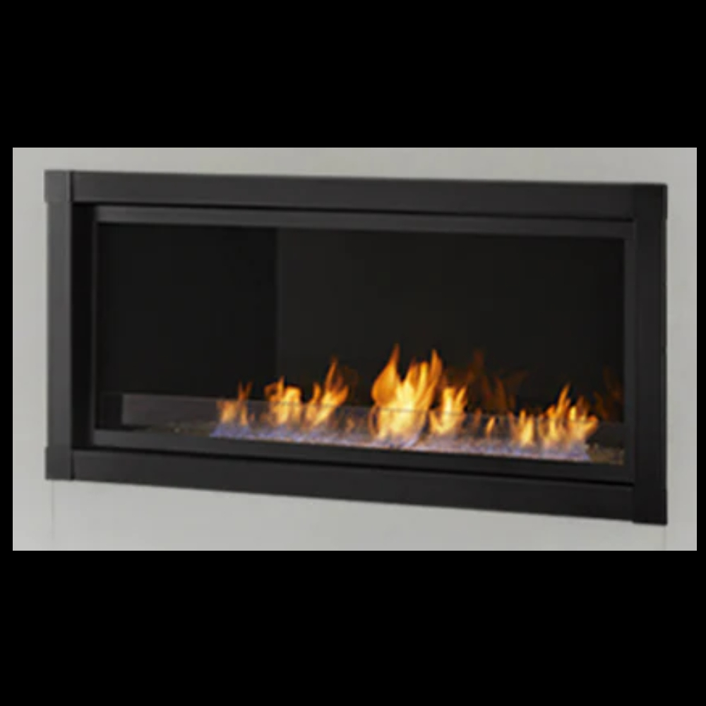 Monessen AVFL60CFSB Artisan 60" Contemporary Satin Black Front