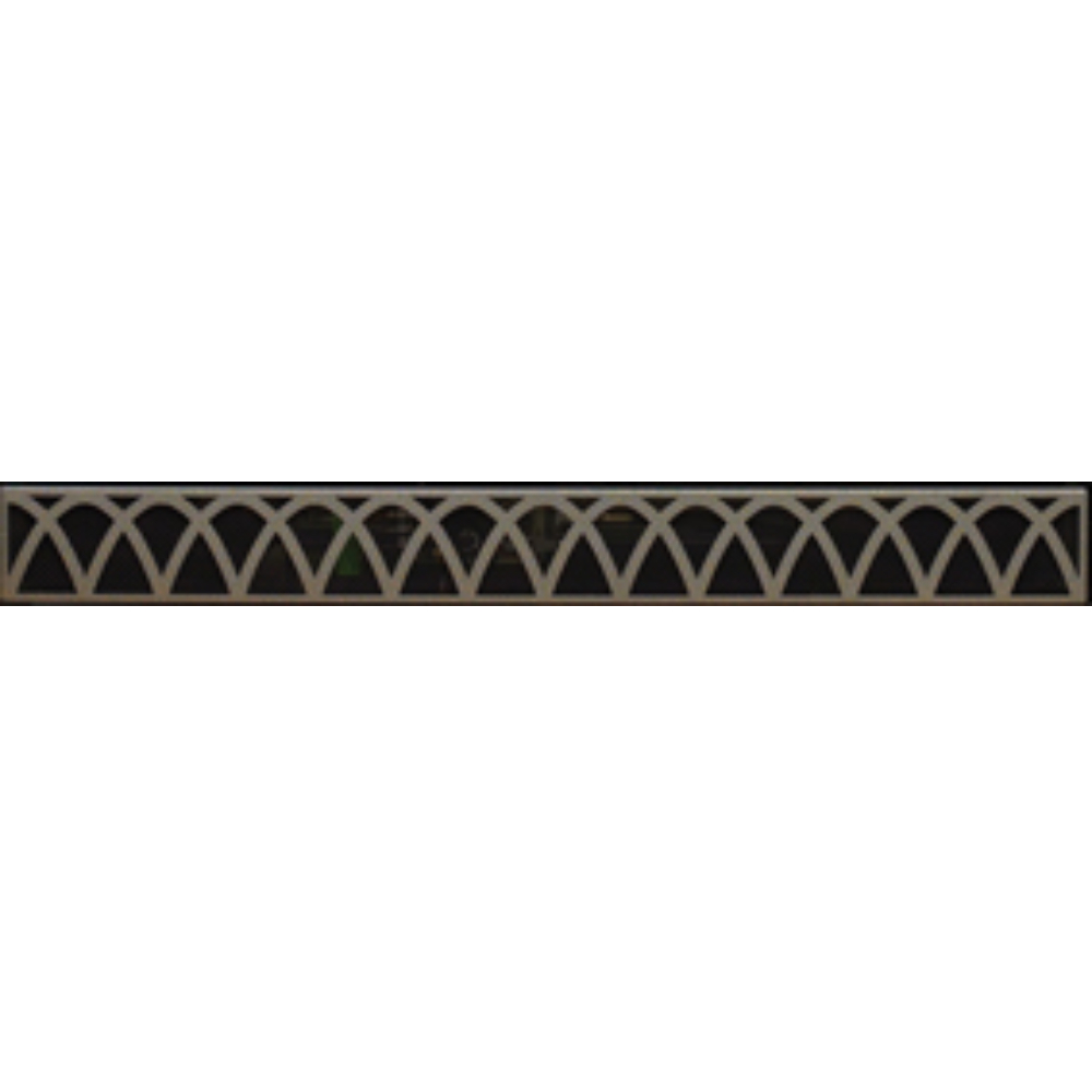 Empire DVG1ABL Arch Black Louvers