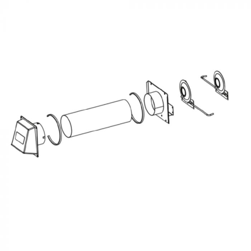 Monessen AKD Outside Combustion Air Kit with Access Door