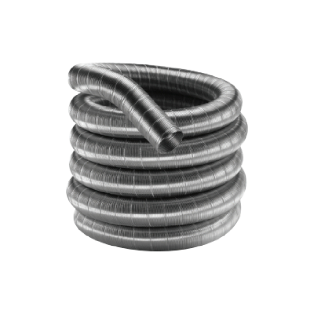 Duravent 3DF316-15 3" X 15' DuraFlex 316 Stainless Steel Relining