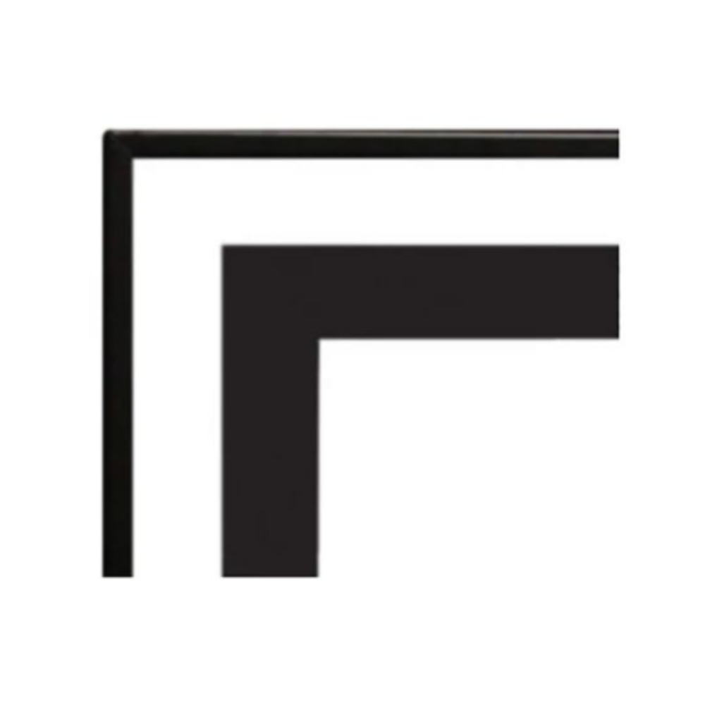 Empire HMFAF72BL Black Beveled Frame
