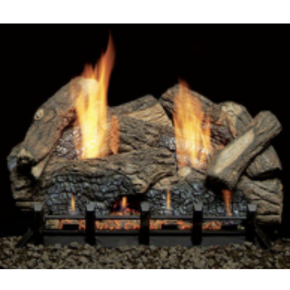 Monessen HO24-R 24" 7pc Highland Oak Refractory Log set for Natural Blaze VF 24" Burner