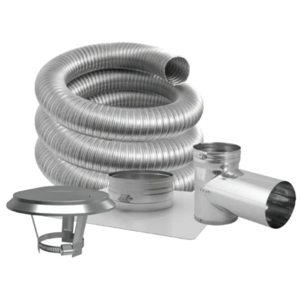 Duravent 4DFPRO-25K 4"DFPRO 25 Kit (includes DFSS Top Plate, Cap, Connector )