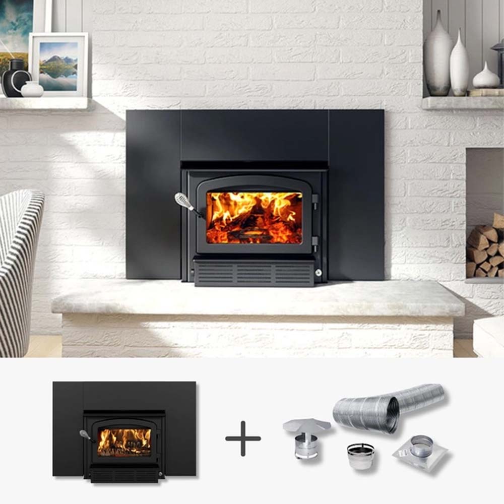 Drolet DB03137 Escape 1500-I Wood Insert w/Faceplate