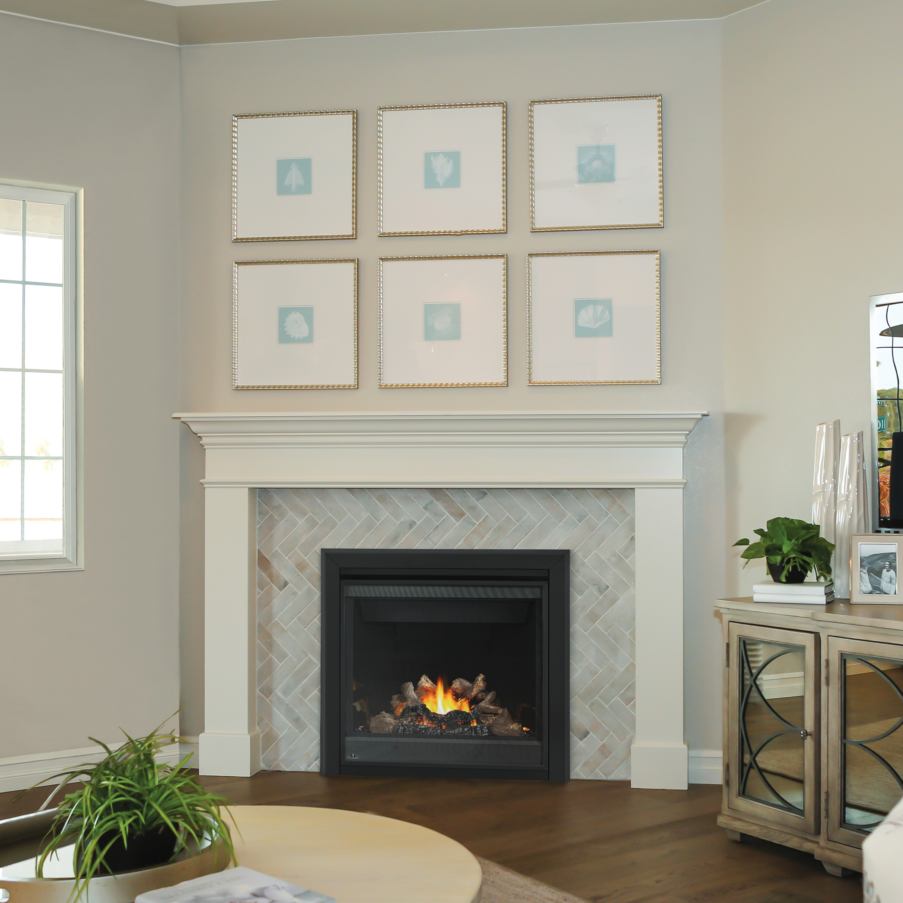 Napoleon BX36NTRE Ascent X 36 Direct Vent Natural gas Fireplace with Electronic Ignition