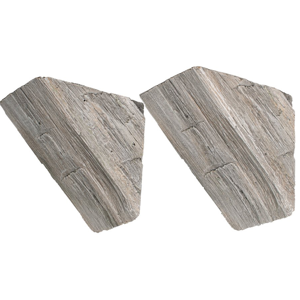 Lexington Hearth 7422 RB-C-LH-WG Rustic Corbel Weathered Grey (Set of 2)