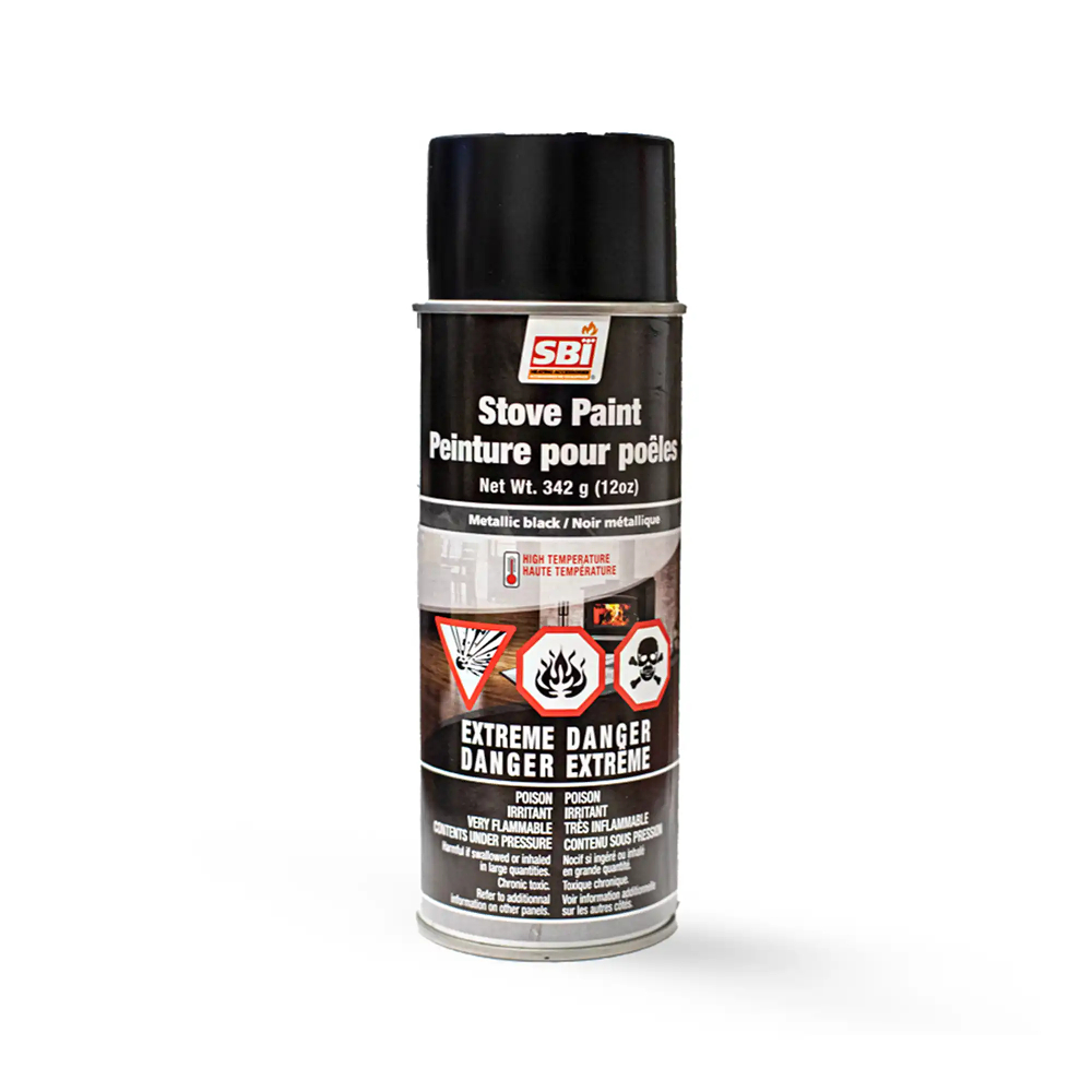Drolet AC05959 Metallic Black Stove Paint - 342G (120Z) Aerosol