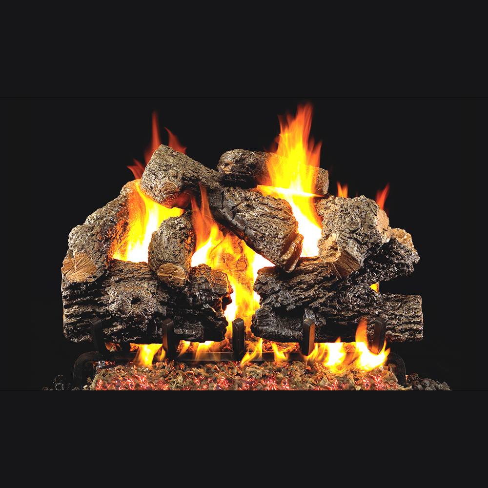 RealFyre CHB-2-24 24" Charred Royal English Oak See Thru Log Set