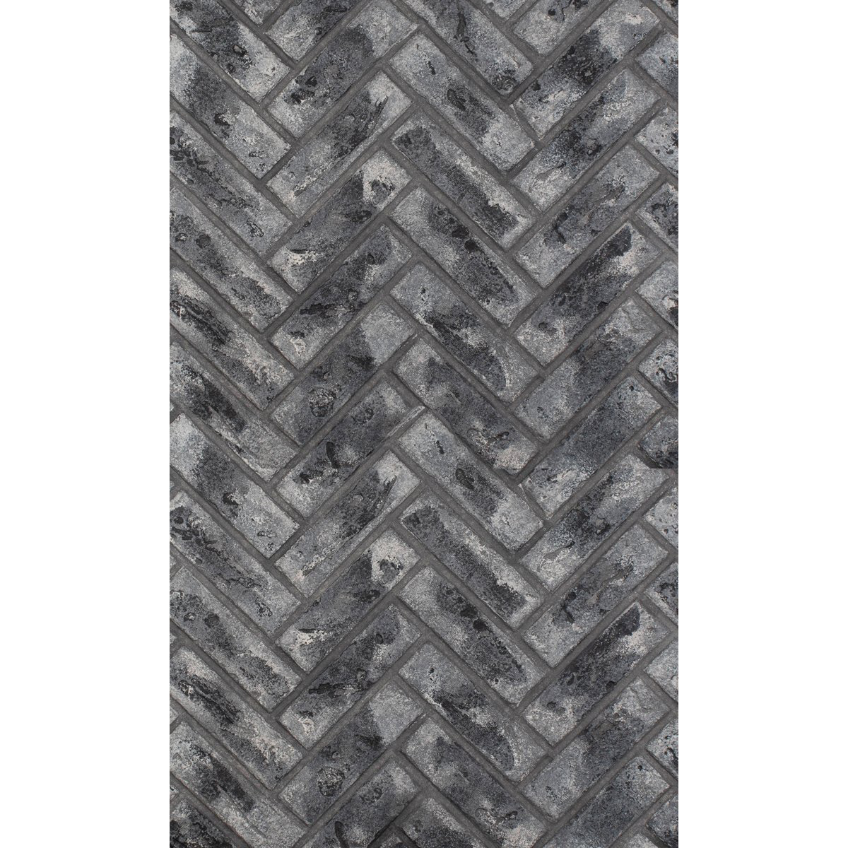 Enhance-a-Fire CV-HDKA 4394 Vertical 22” x 36” Dark Alley Clinker Herringbone 5/8” Thick Premium Fiber Panels 2-Set