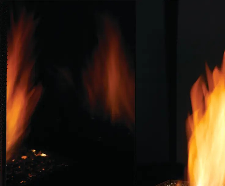 Monessen A36BGL 36" Reflective Black Glass