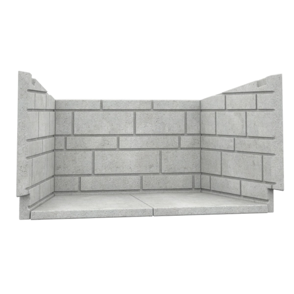 Drolet AC02360 Classic Moulded Brick Panels