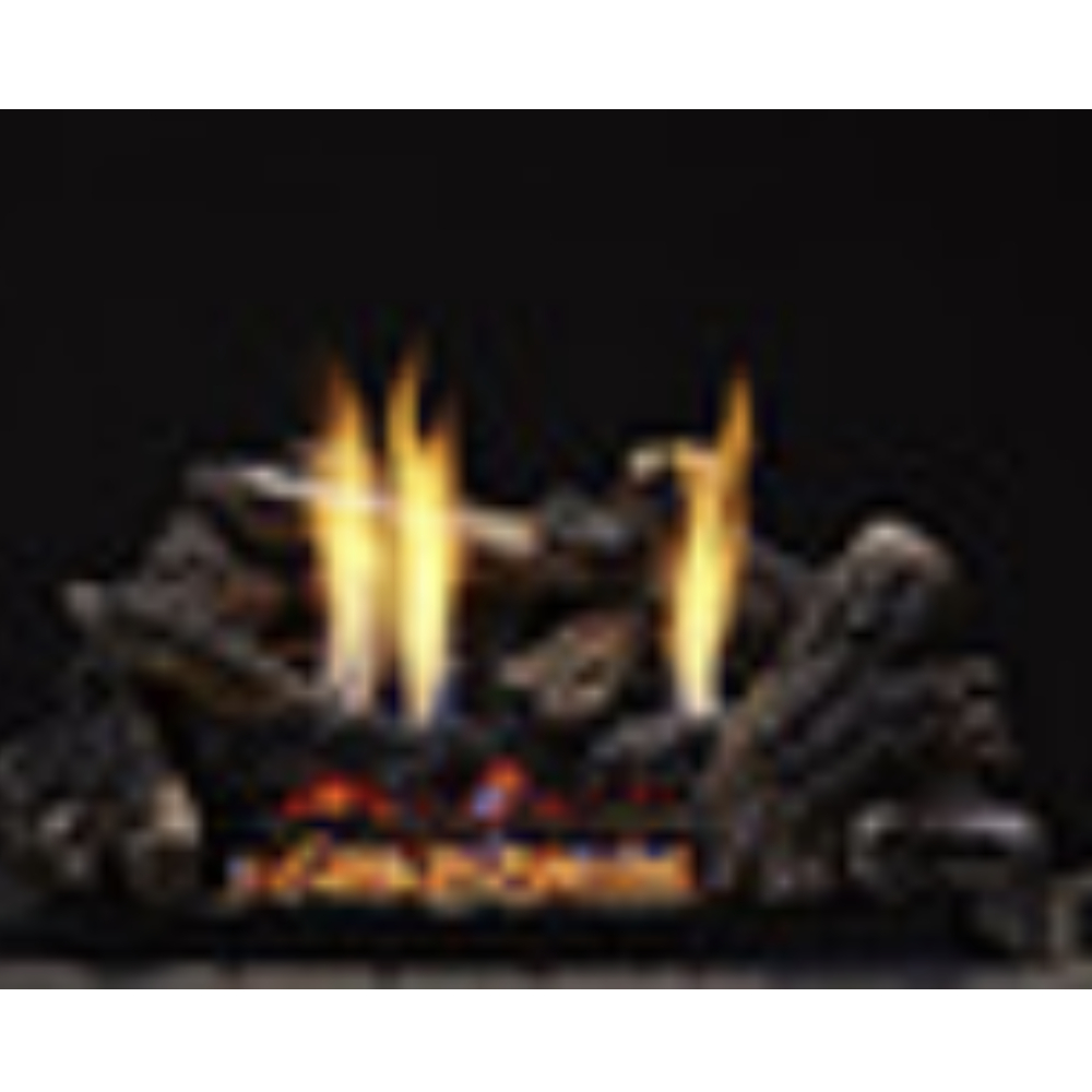 Monessen CR24-H 24" Burncrete Hybrid 8 pc Charisma Log Set