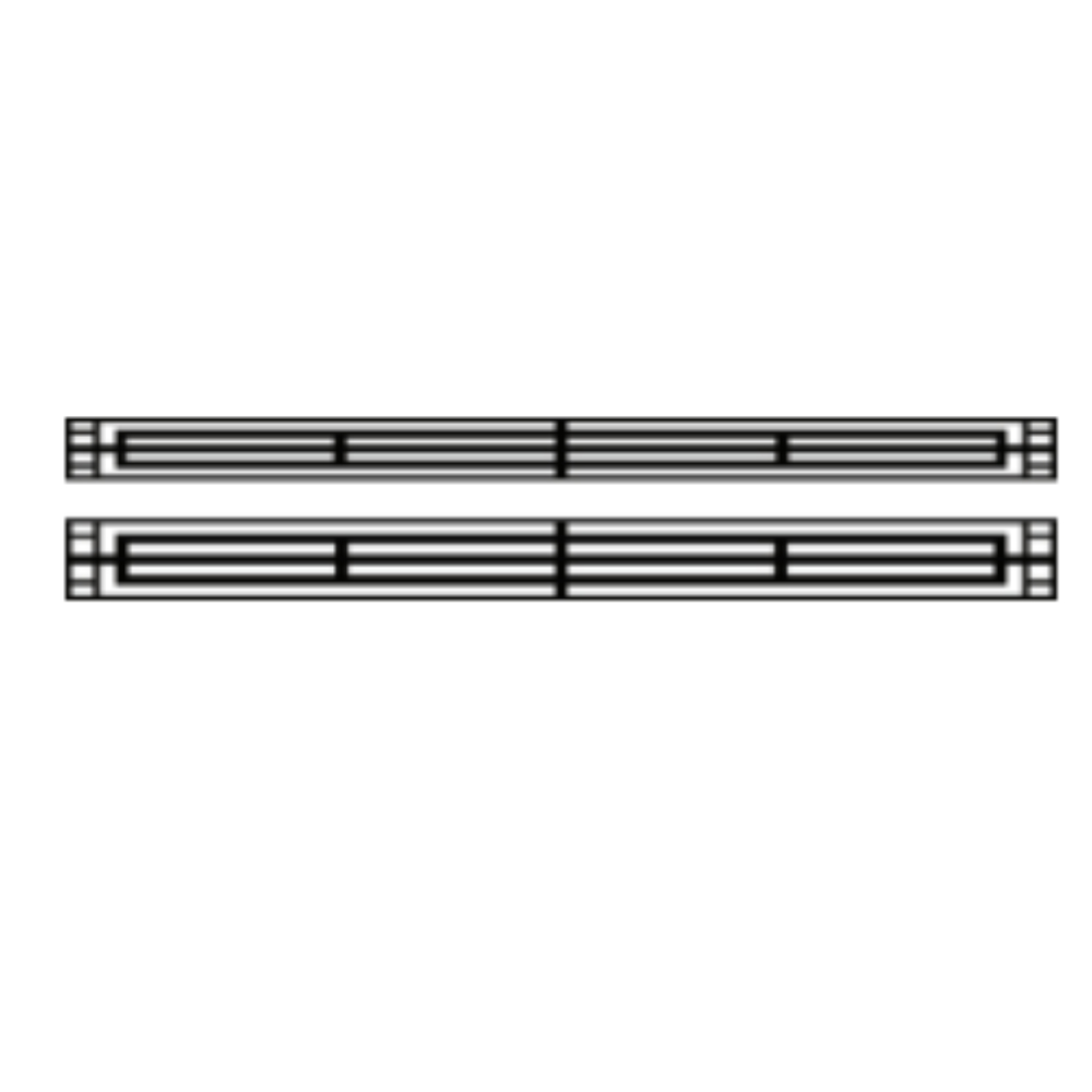 Empire DVG3MBL Mission Black Louvers