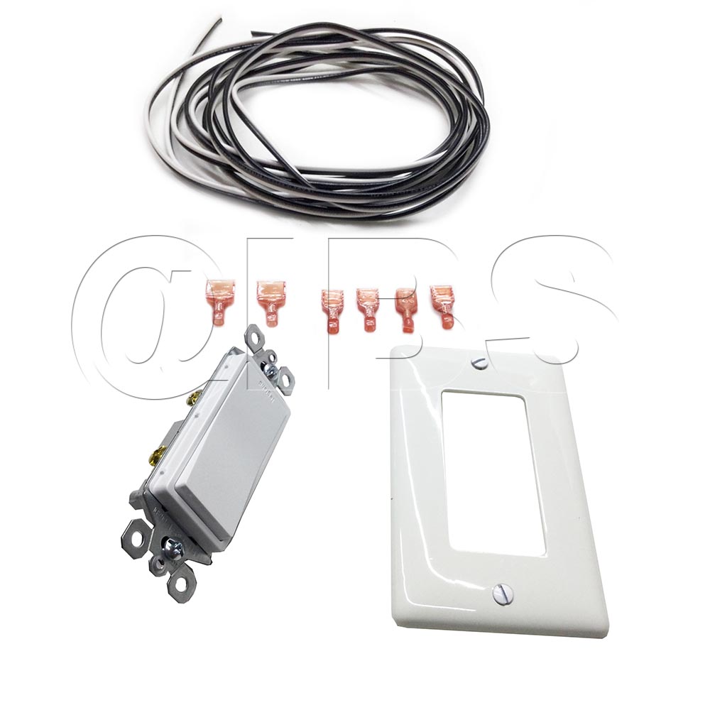 Monessen MVWS Wired wall switch with 15ft. Wire and wall plate