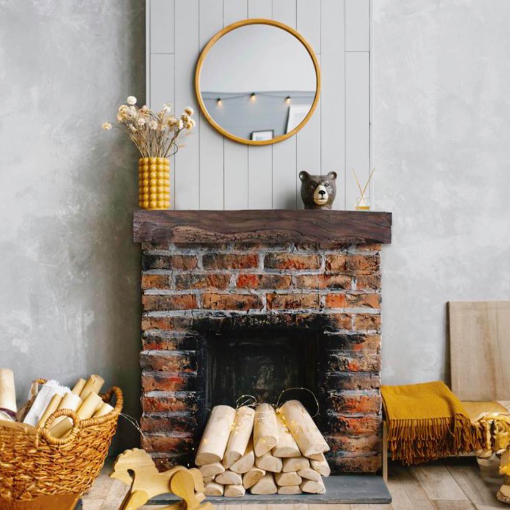 Lexington Hearth 7047 RH-5-LH-MD Rickhouse Maduro 5' Beam Mantel