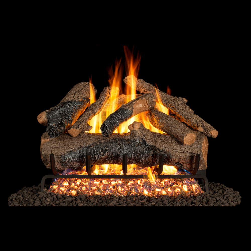 RealFyre COLO-24 24" Colonial Oak Vented Log Sets