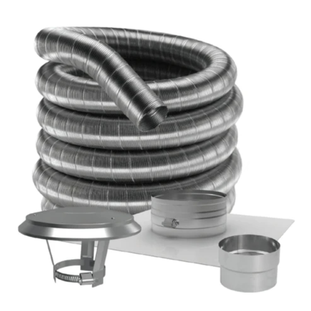 Duravent 4DF316-25K 4"DF316 25 Kit (includes DFSS Top Plate, Cap, Connector )