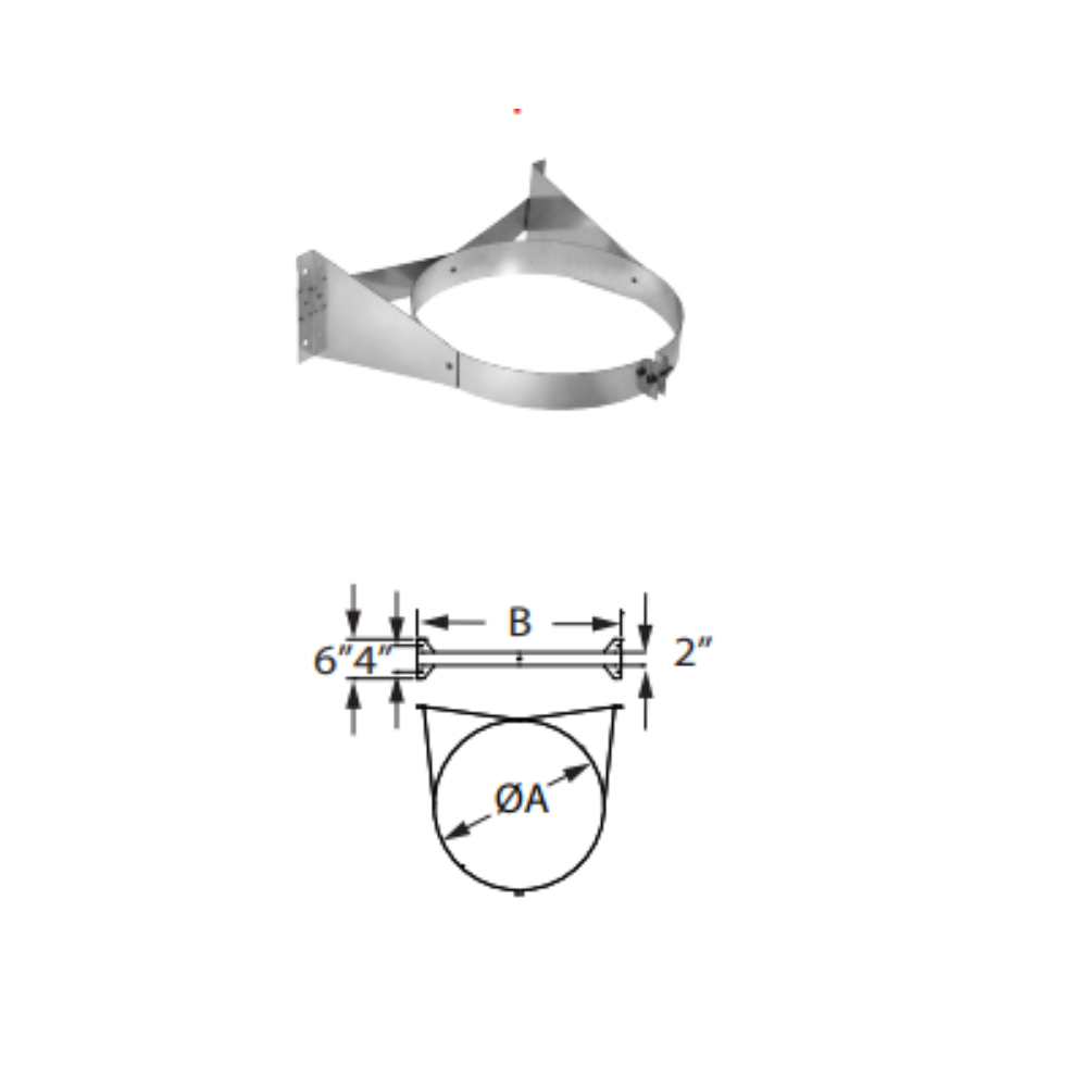 Duravent 18DT-WS Wall Strap