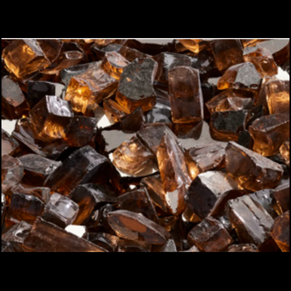 Majestic MEDIA-CP Copper Embers-Crushed Glass Media (1 Bag, 5Lbs)