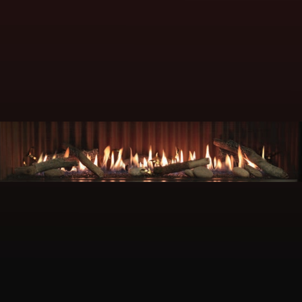 Empire LSM1THF Log Set w/11 Rocks 7 Rustic Logs 5 SS Coils
