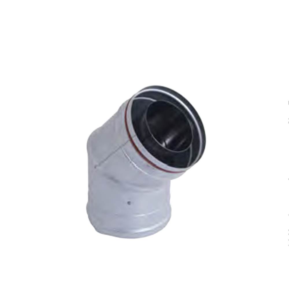 Duravent 35CVS-E45B 45 Deg ELBOW BLACK