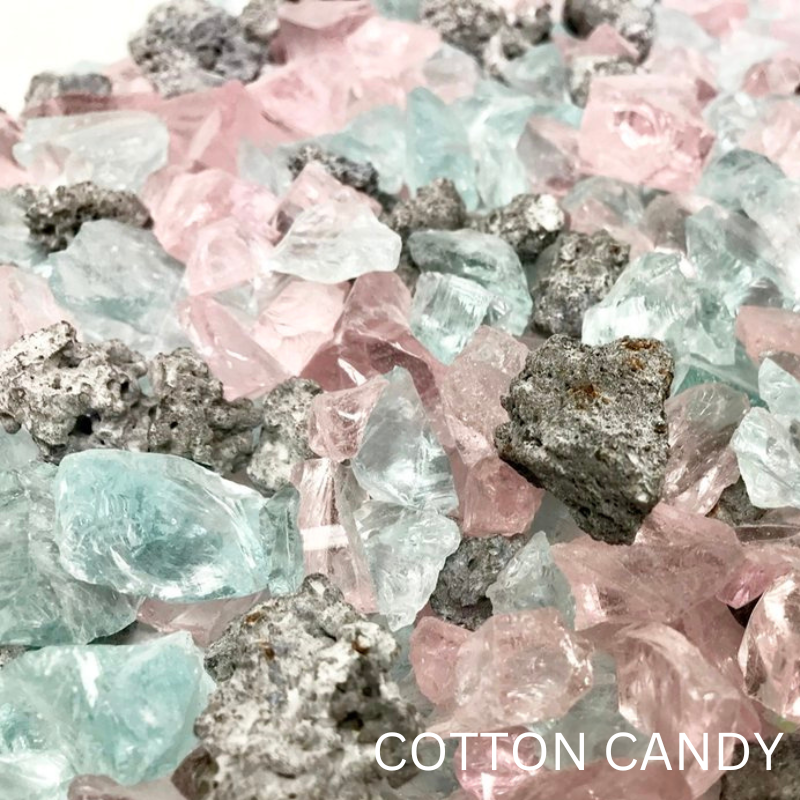 Enhance-a-Fire CC-MM 4500 Cotton Candy Kaleidoscope Glass