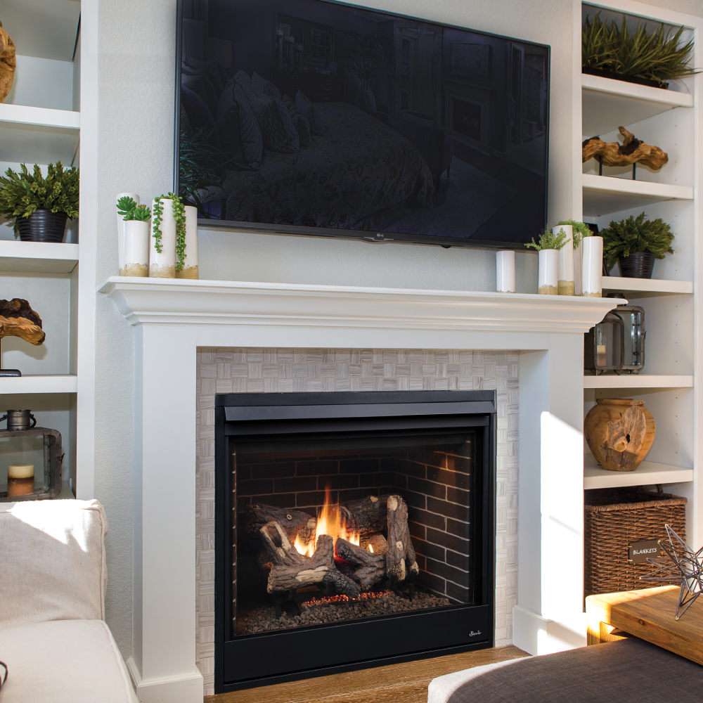 IHP Superior DRT4245TEP-E 45" DV LP Fireplace w/Electronic Ignition Top Vent F5018