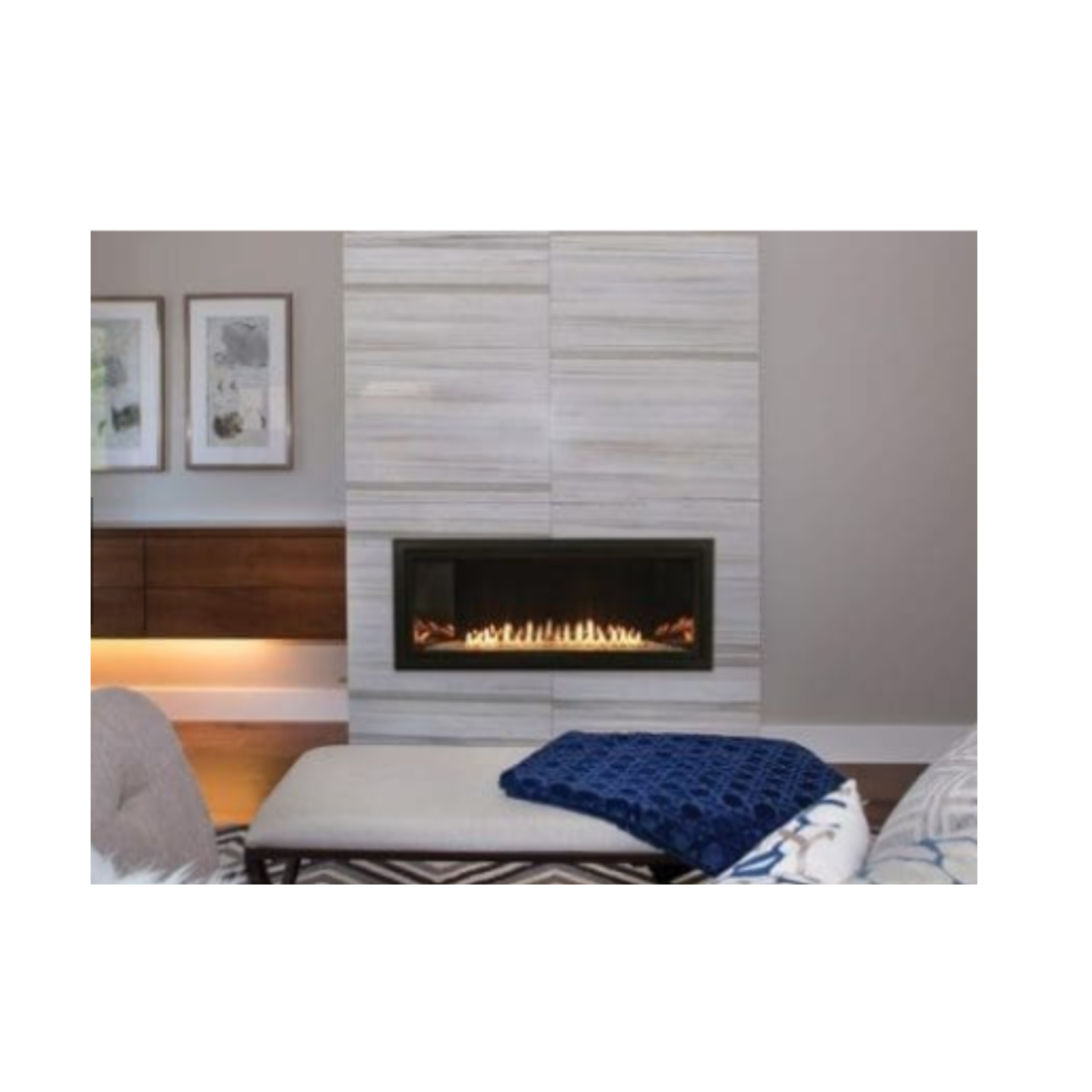 Empire VBP36LKR Black Porcelain Liner with Burner Cover