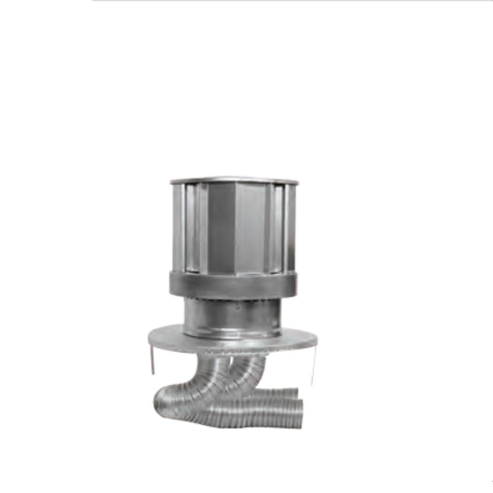 Duravent 46DVA-CL34KFB 3x4 Co-Linear Reline Kit AL Flex inc: High Wind term Cap, 2 FLex Alum flex length and 4 hose clamps