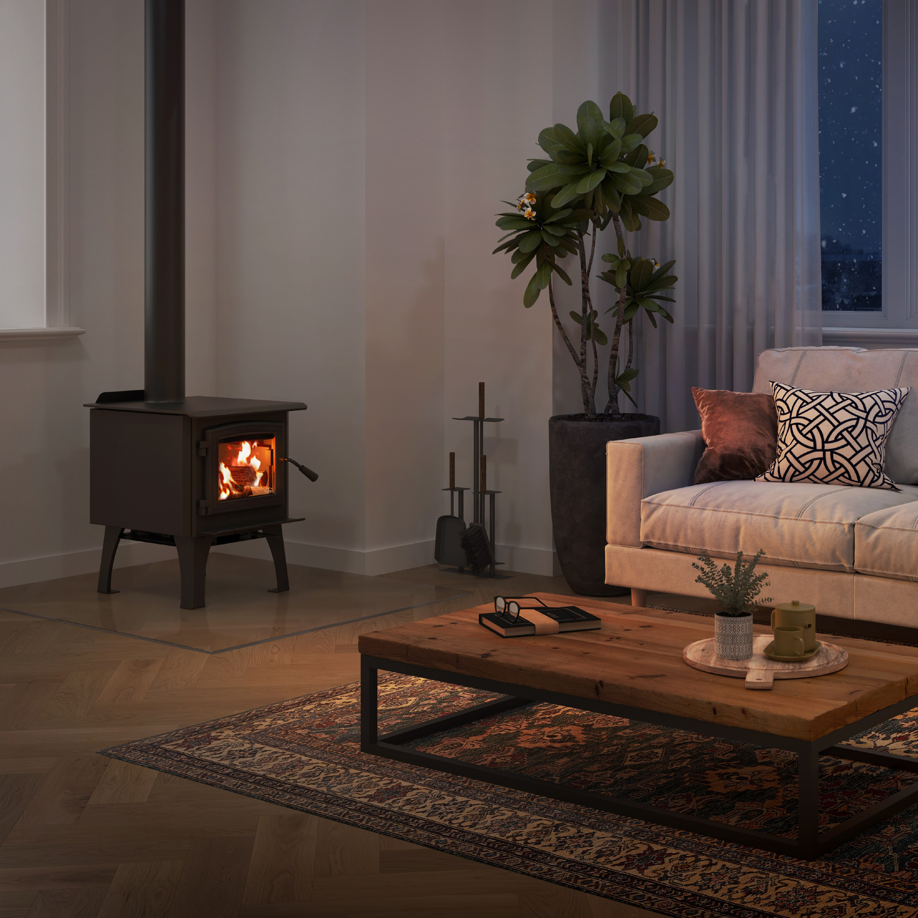 Osburn OB00950 950 Small Wood-burning Stove